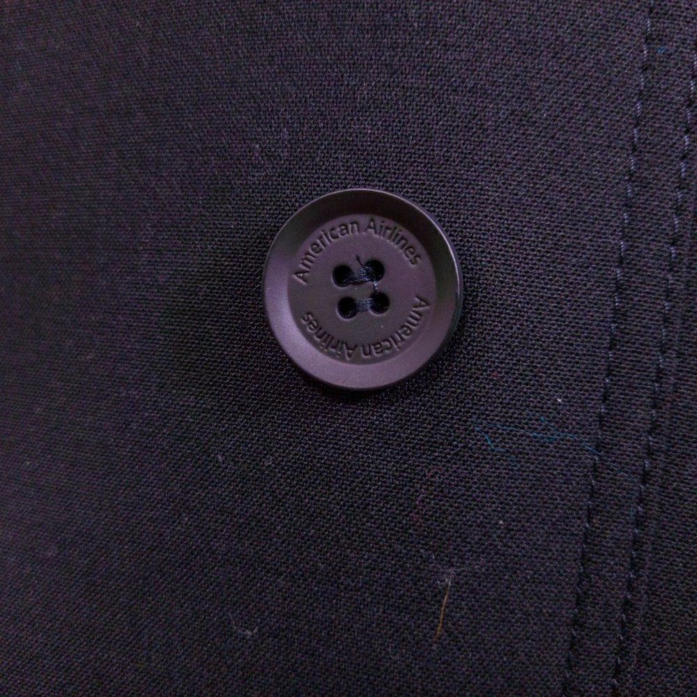 American Airlines Lined Long Jacket Medium Regular - Picture 9 of 9